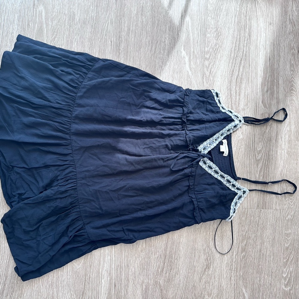 Aeropostale Black Top with Lace Detail
